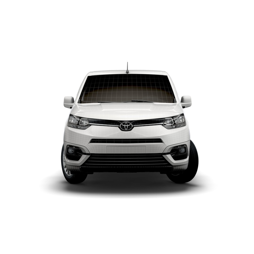Toyota ProAce City SWB Van 2021 3D Model – High Poly PBR Asset, FBX - View 13