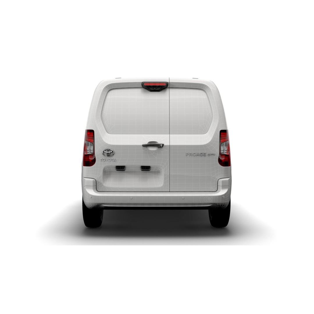 Toyota ProAce City SWB Van 2021 3D Model – High Poly PBR Asset, FBX - View 14