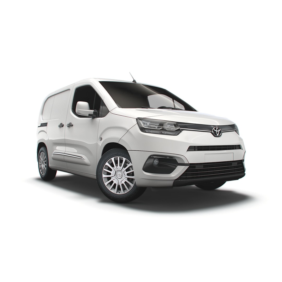 Toyota ProAce City SWB Van 2021 3D Model – High Poly PBR Asset, FBX - View 16