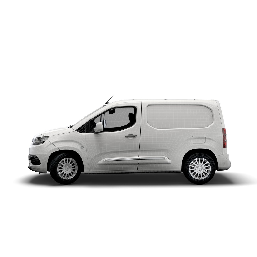 Toyota ProAce City SWB Van 2021 3D Model – High Poly PBR Asset, FBX - View 17