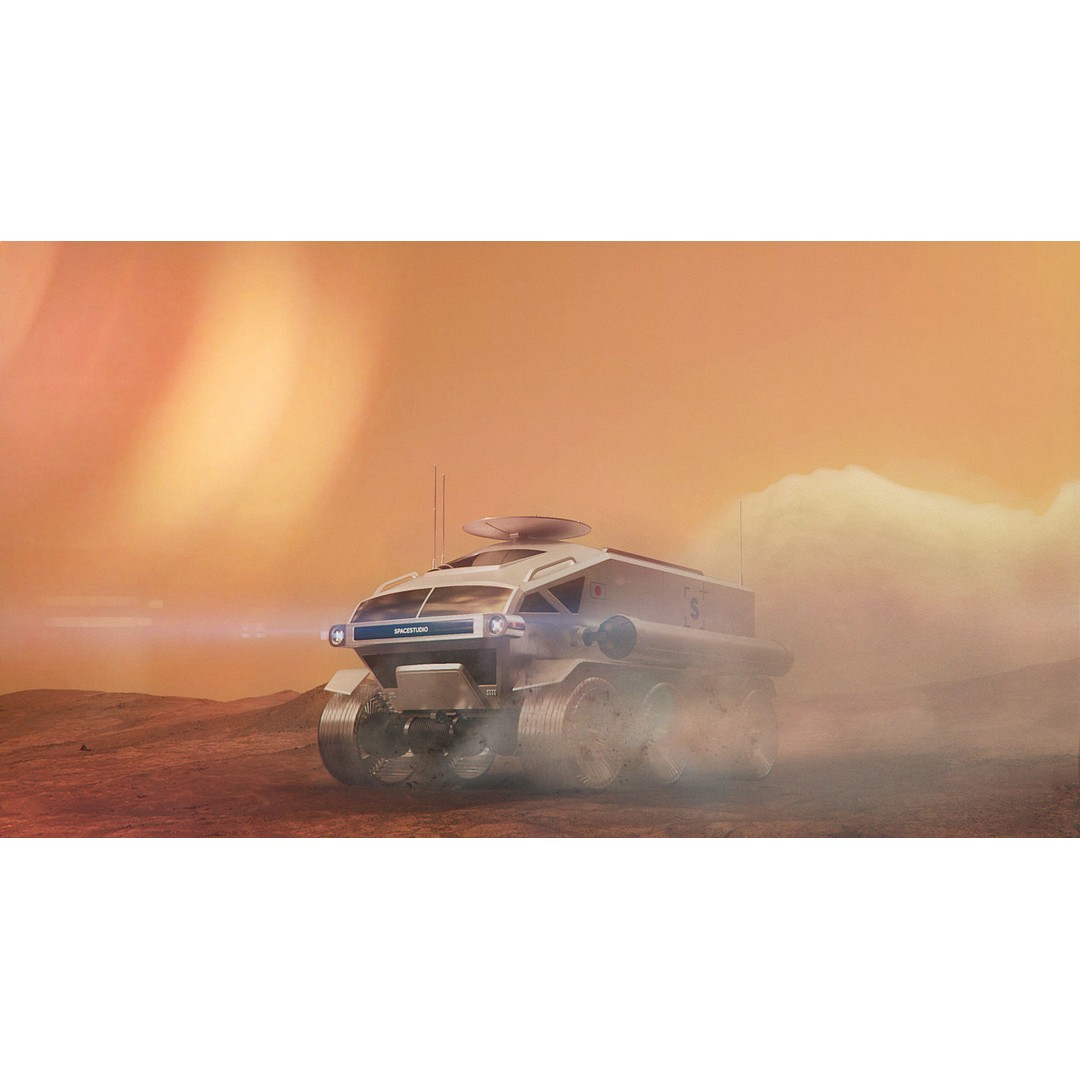 Toyota Lunar Cruiser JAXA Moon Rover 3D Model – Game Ready PBR Asset, FBX - View 10