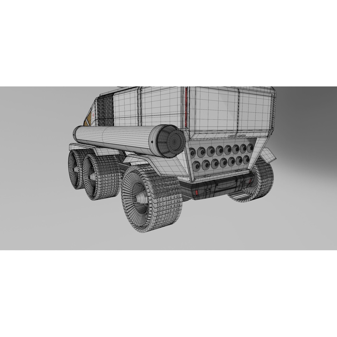 Toyota Lunar Cruiser JAXA Moon Rover 3D Model – Game Ready PBR Asset, FBX - View 14
