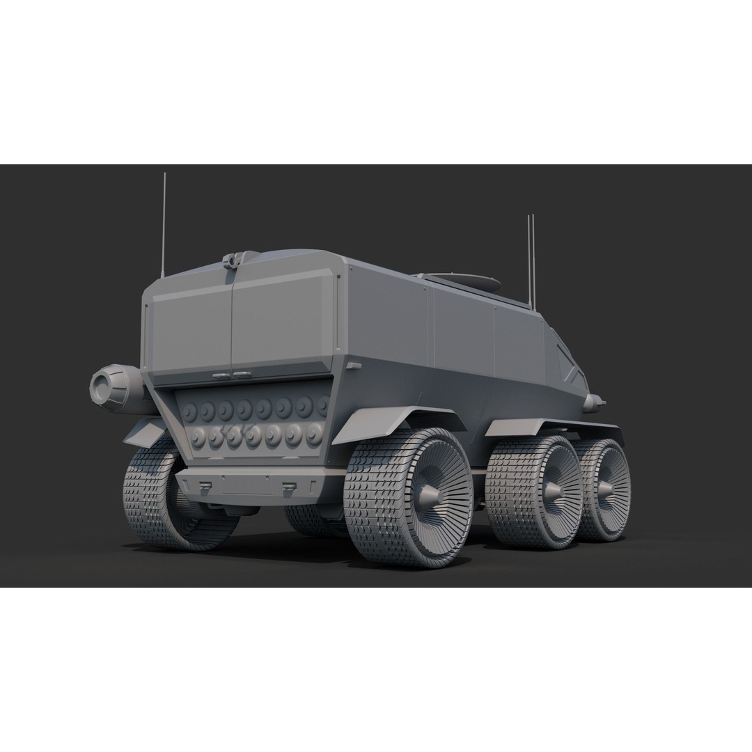 Toyota Lunar Cruiser JAXA Moon Rover 3D Model – Game Ready PBR Asset, FBX - View 3