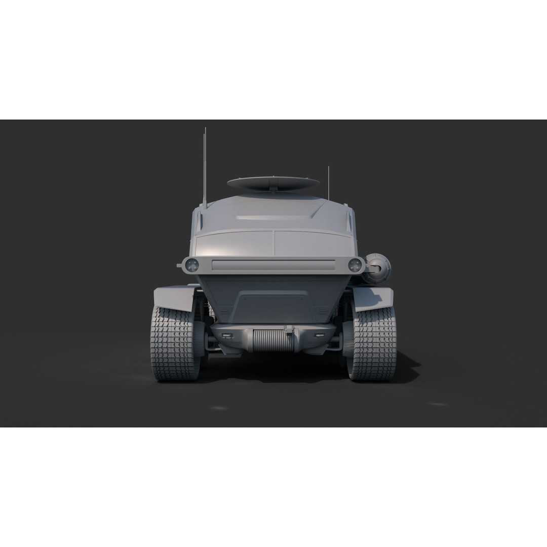 Toyota Lunar Cruiser JAXA Moon Rover 3D Model – Game Ready PBR Asset, FBX - View 4