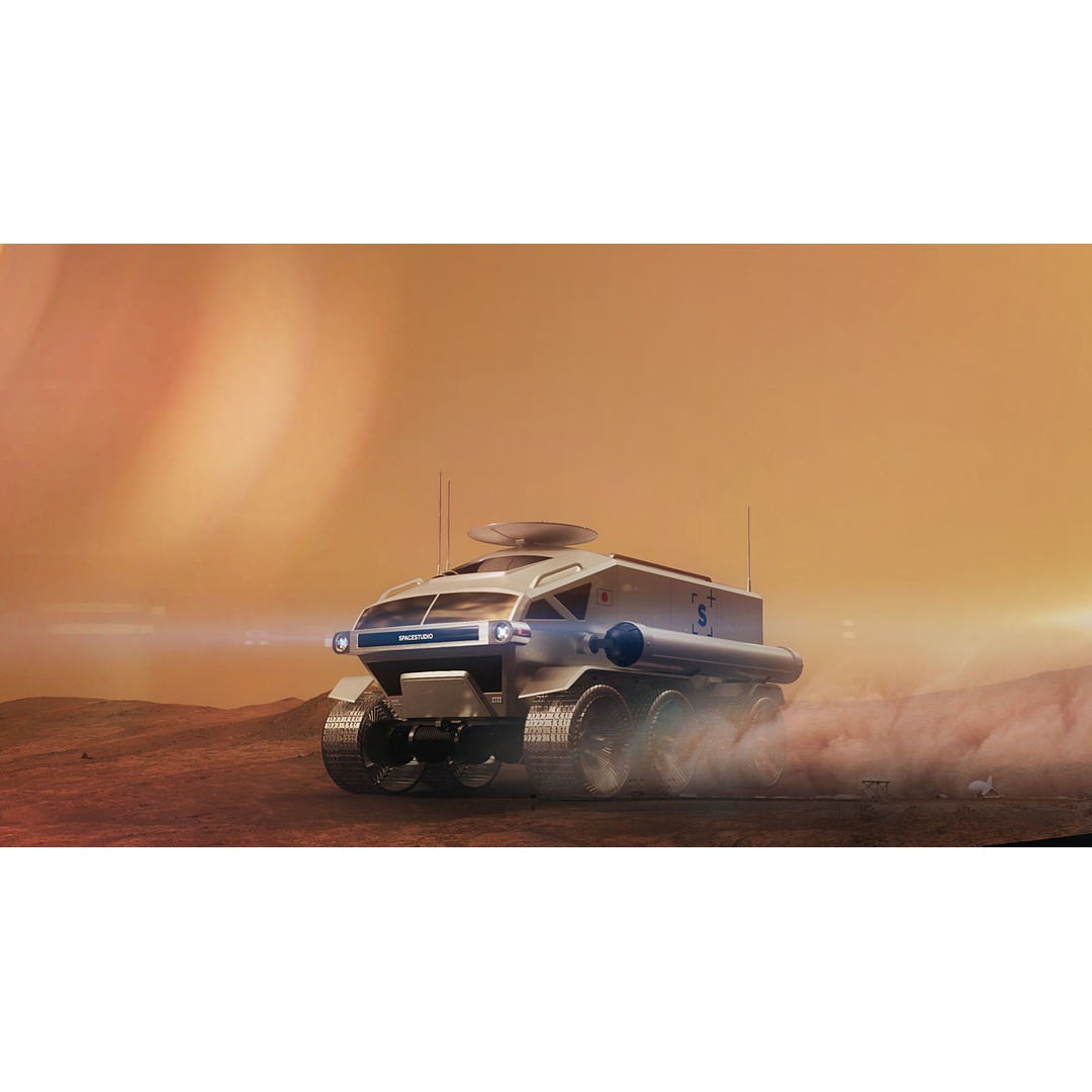 Toyota Lunar Cruiser JAXA Moon Rover 3D Model – Game Ready PBR Asset, FBX - View 9