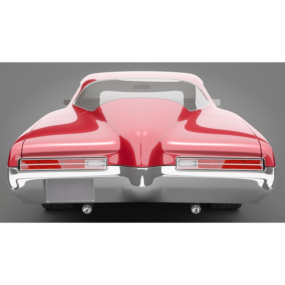 Generic Old Car 3D Model – High Quality Vehicle Asset, FBX, OBJ - View 10
