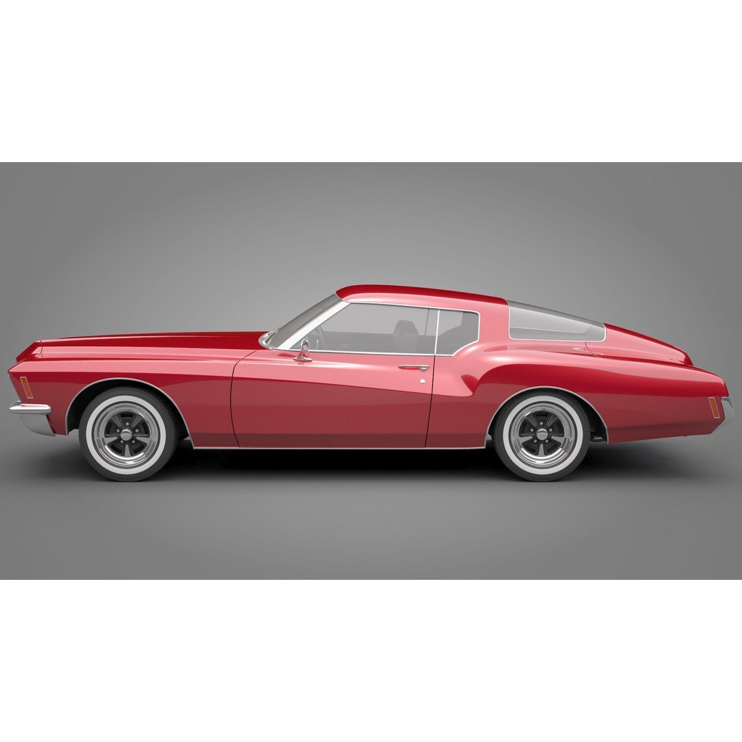 Generic Old Car 3D Model – High Quality Vehicle Asset, FBX, OBJ - View 12