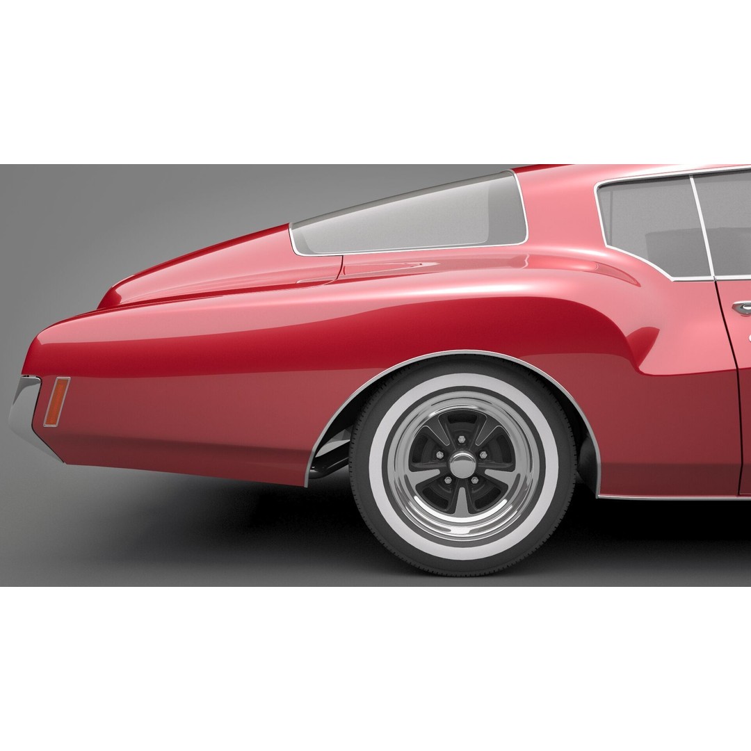 Generic Old Car 3D Model – High Quality Vehicle Asset, FBX, OBJ - View 15