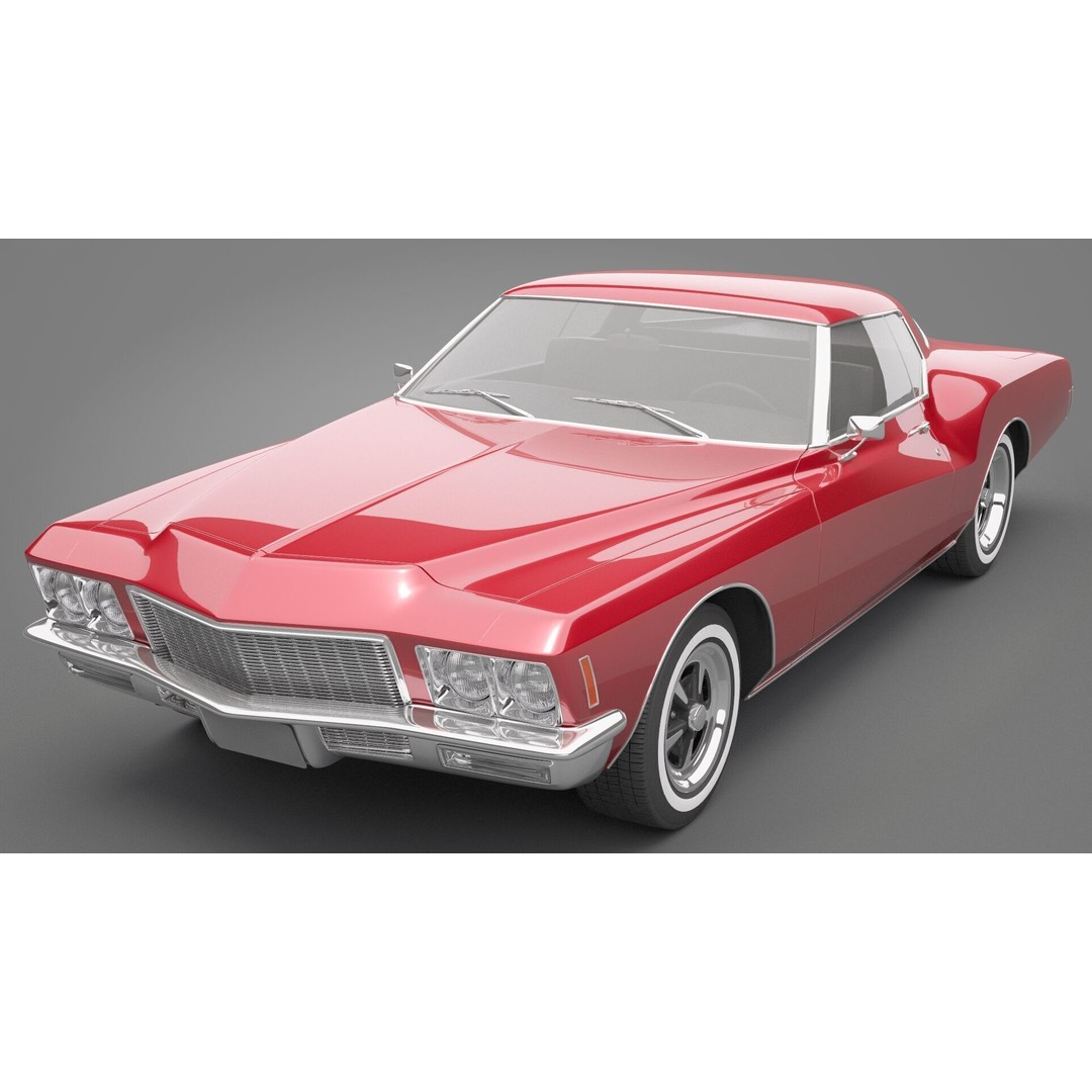 Generic Old Car 3D Model – High Quality Vehicle Asset, FBX, OBJ - View 18