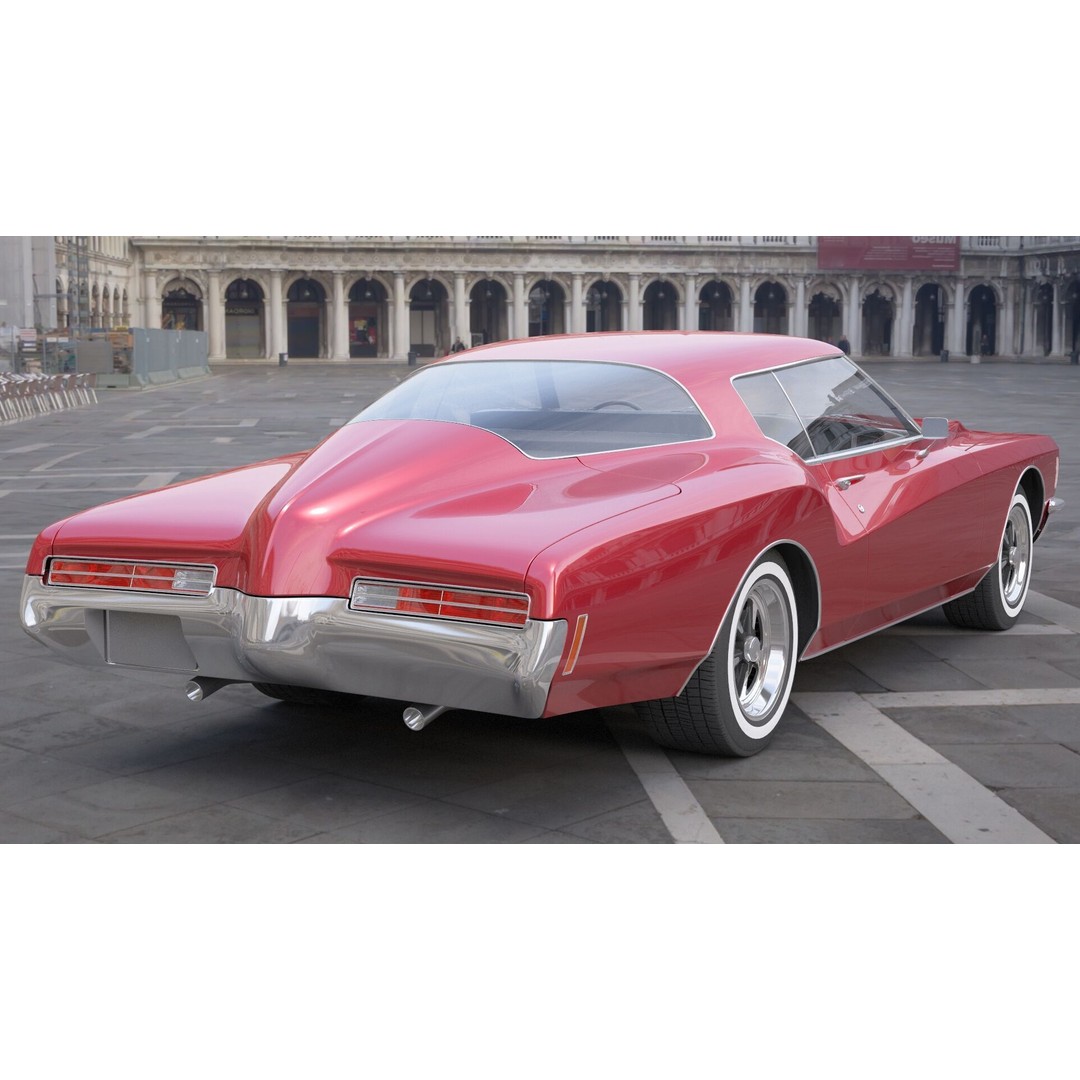Generic Old Car 3D Model – High Quality Vehicle Asset, FBX, OBJ - View 5