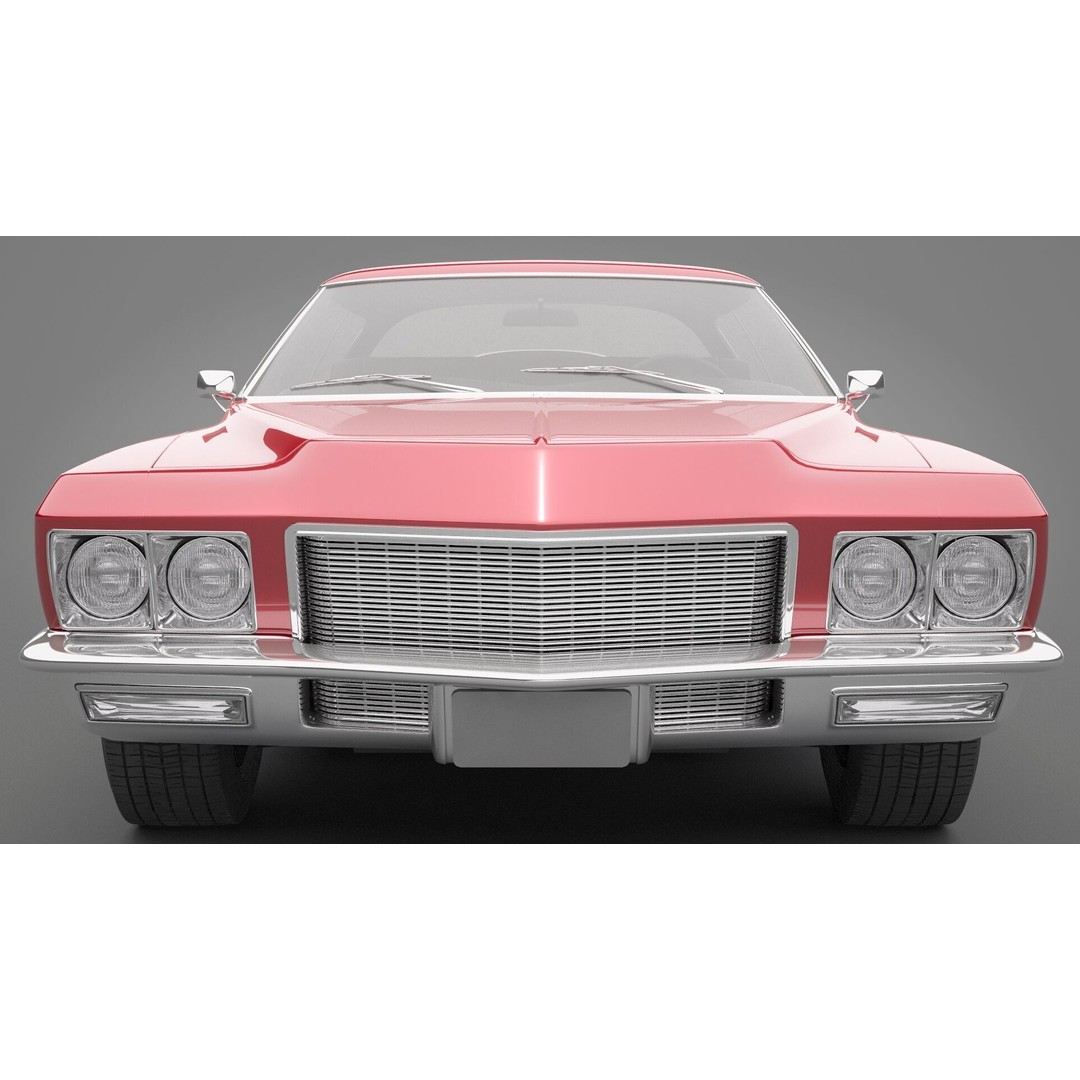 Generic Old Car 3D Model – High Quality Vehicle Asset, FBX, OBJ - View 6