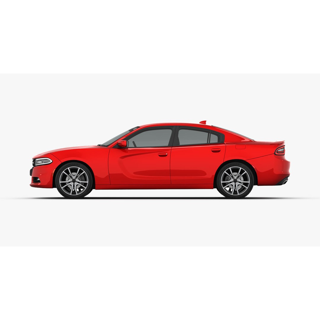 Dodge Charger R/T 2015 3D Model – High Poly Muscle Car with Detailed Interior - View 14