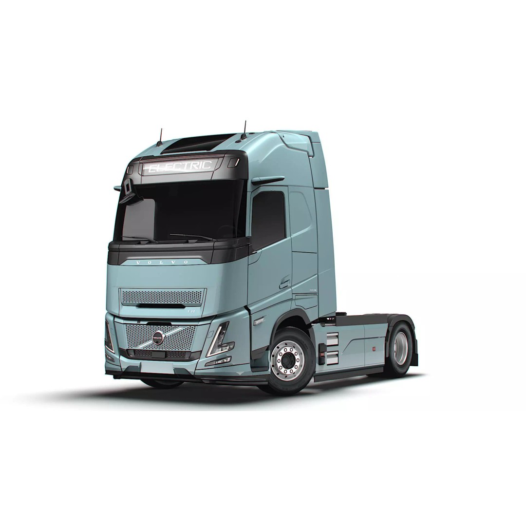 Volvo FH Aero Electric 4x2 Tractor 3D Model – High Poly PBR Asset, FBX - View 10