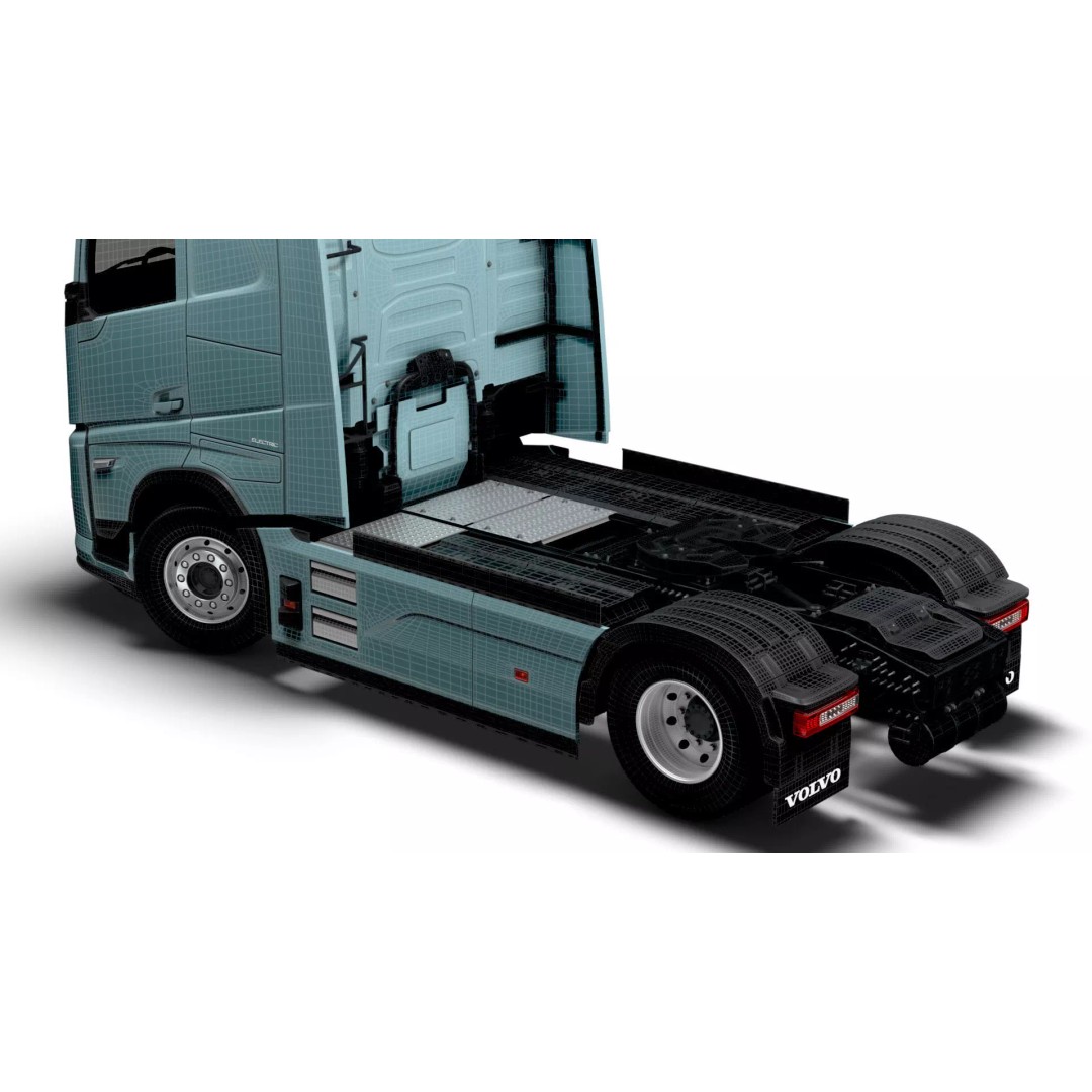 Volvo FH Aero Electric 4x2 Tractor 3D Model – High Poly PBR Asset, FBX - View 19
