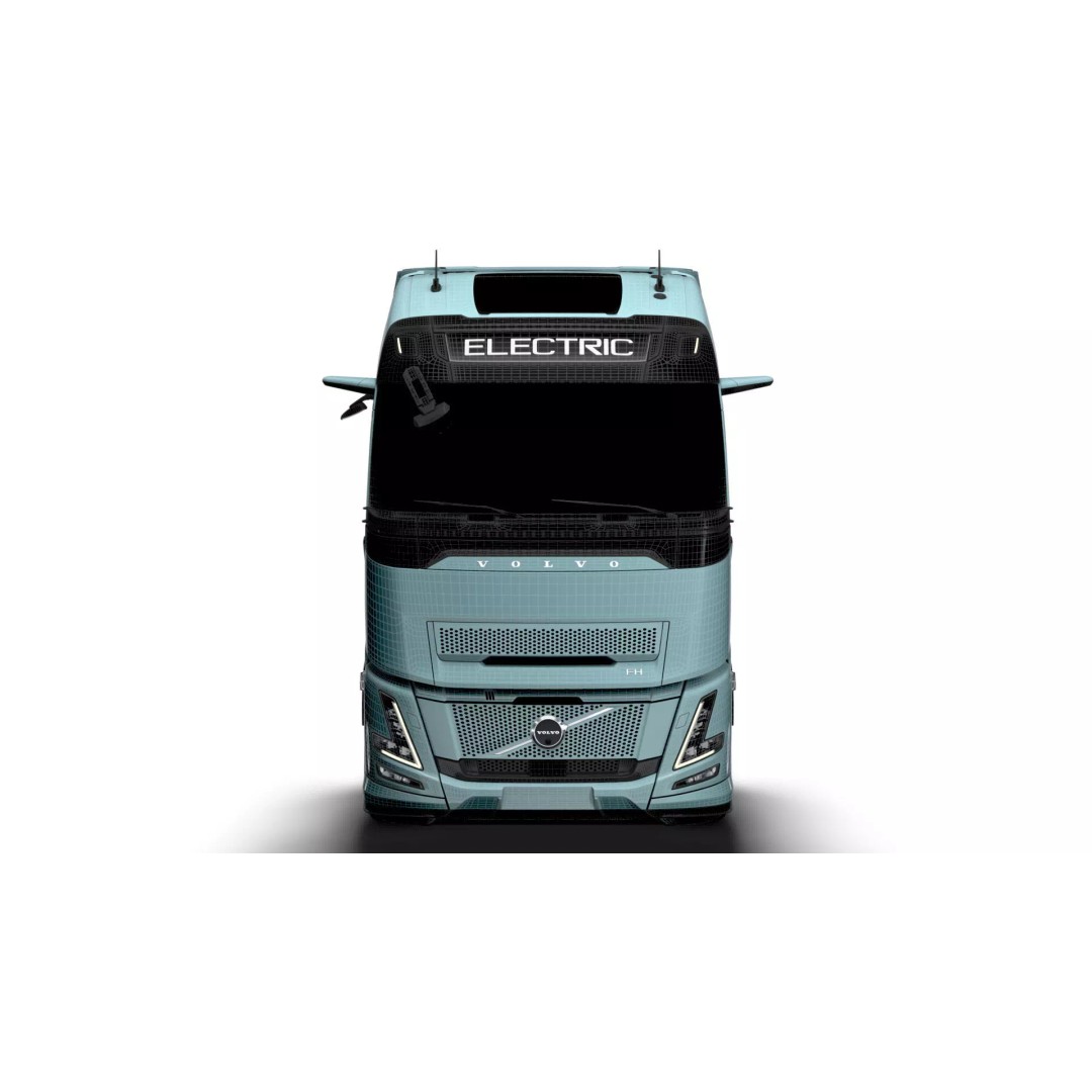 Volvo FH Aero Electric 4x2 Tractor 3D Model – High Poly PBR Asset, FBX - View 23