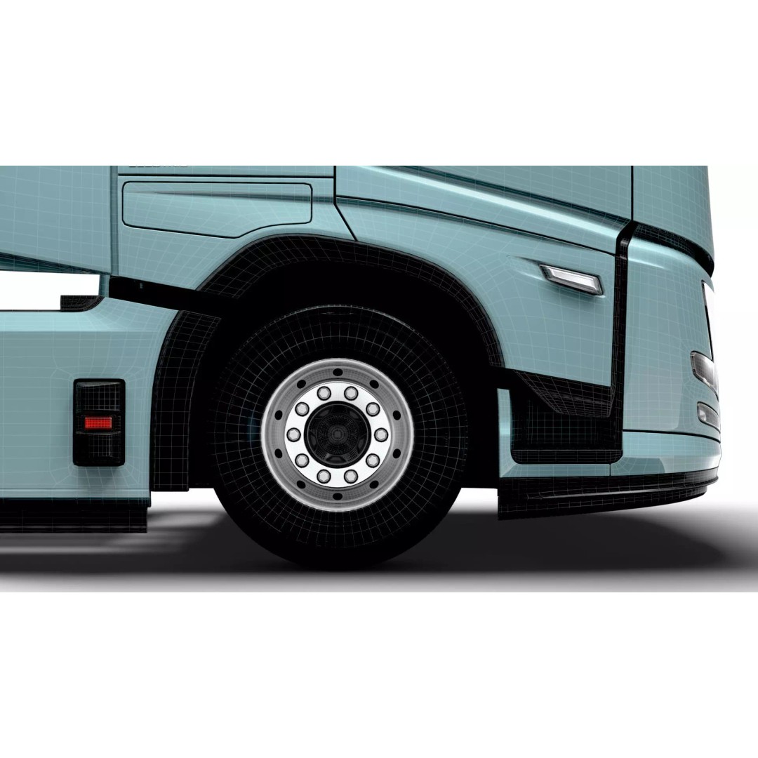 Volvo FH Aero Electric 4x2 Tractor 3D Model – High Poly PBR Asset, FBX - View 26