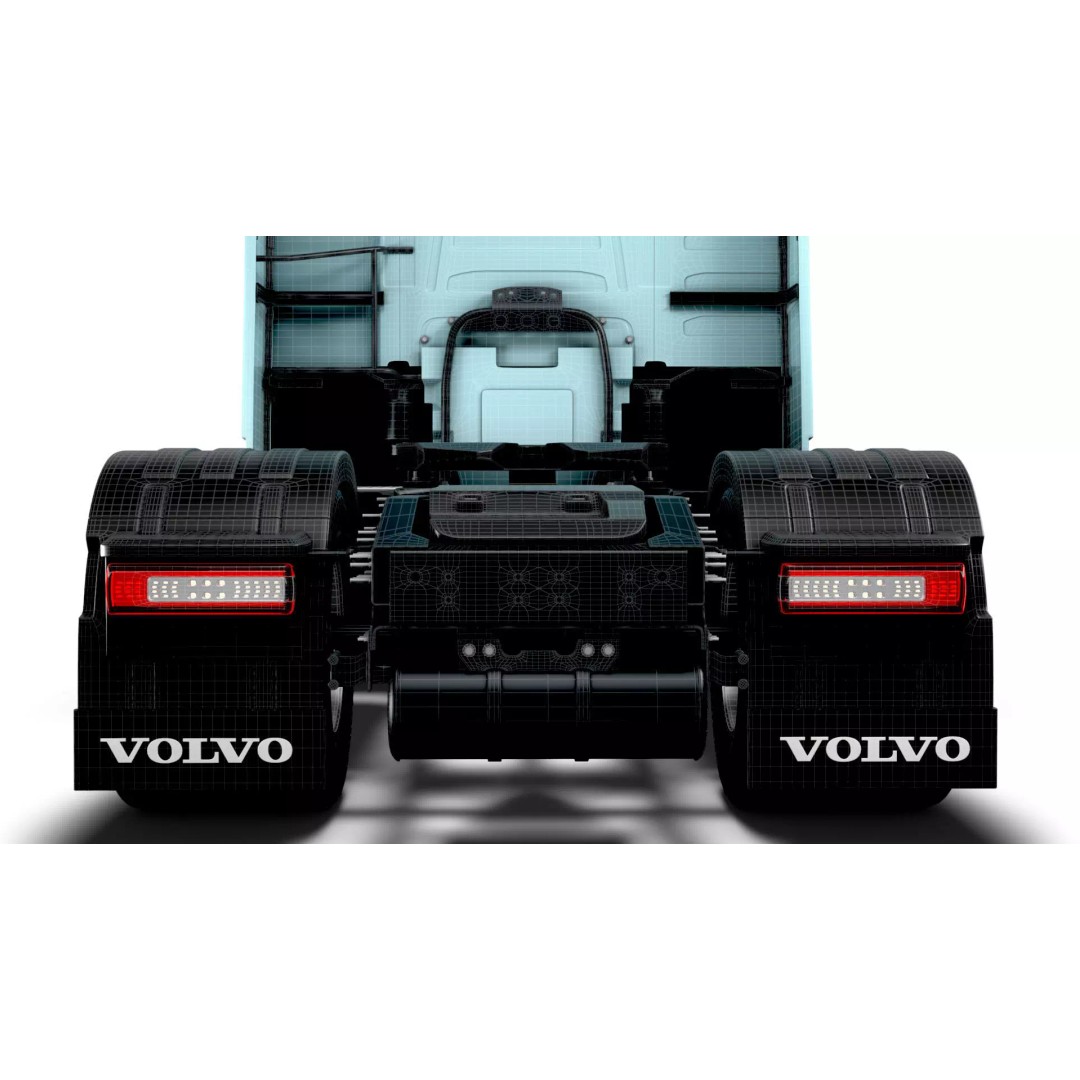 Volvo FH Aero Electric 4x2 Tractor 3D Model – High Poly PBR Asset, FBX - View 30