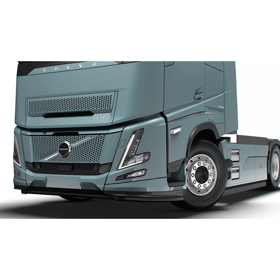 Volvo FH Aero Electric 4x2 Tractor 3D Model – High Poly PBR Asset, FBX - View 5