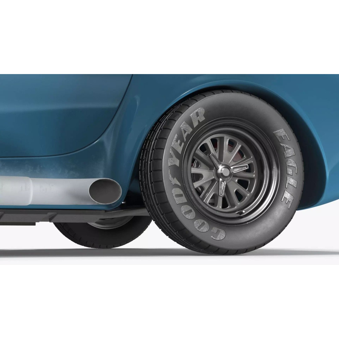 AC Shelby Cobra 1965 3D Model – High Poly Vintage Sports Car, FBX - View 21