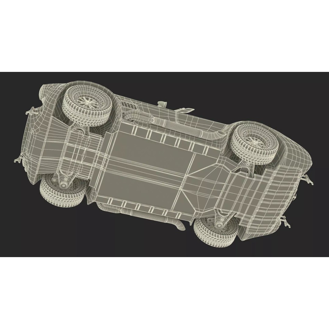 AC Shelby Cobra 1965 3D Model – High Poly Vintage Sports Car, FBX - View 47