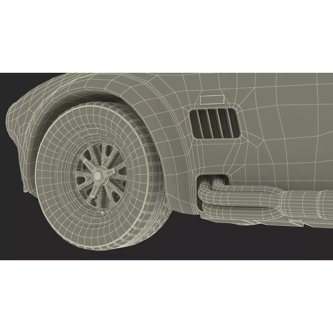 AC Shelby Cobra 1965 3D Model – High Poly Vintage Sports Car, FBX - View 52