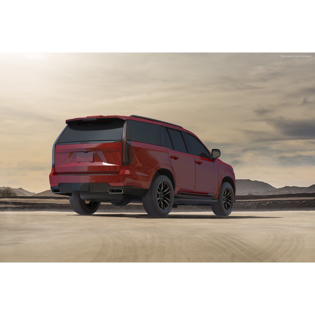 Luxury Large SUV 3D Model – High Poly Exterior, PBR Textures, FBX - View 11