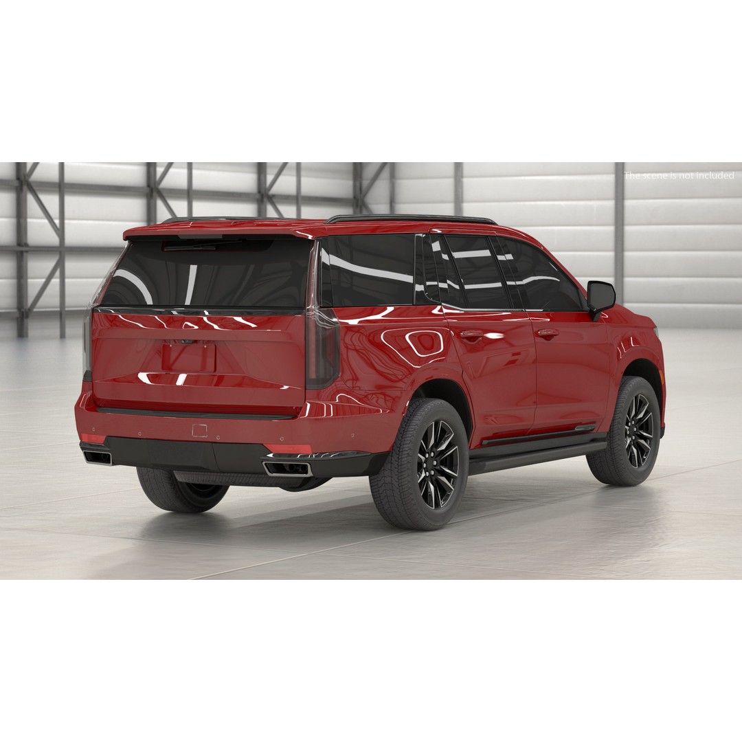 Luxury Large SUV 3D Model – High Poly Exterior, PBR Textures, FBX - View 13