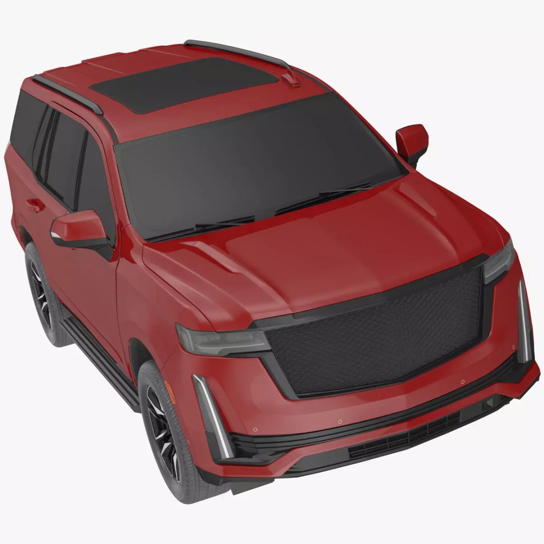 Luxury Large SUV 3D Model – High Poly Exterior, PBR Textures, FBX - View 2