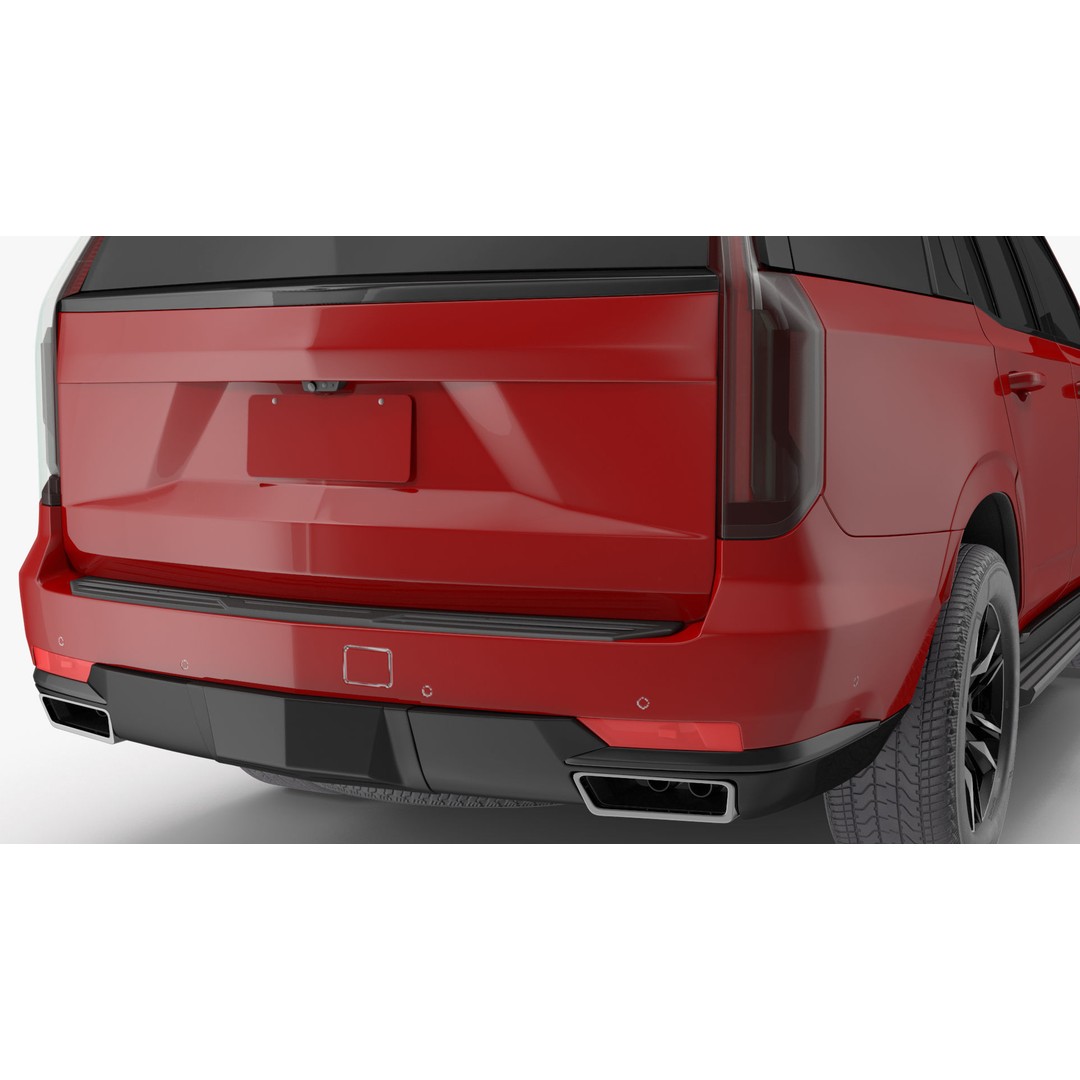 Luxury Large SUV 3D Model – High Poly Exterior, PBR Textures, FBX - View 33