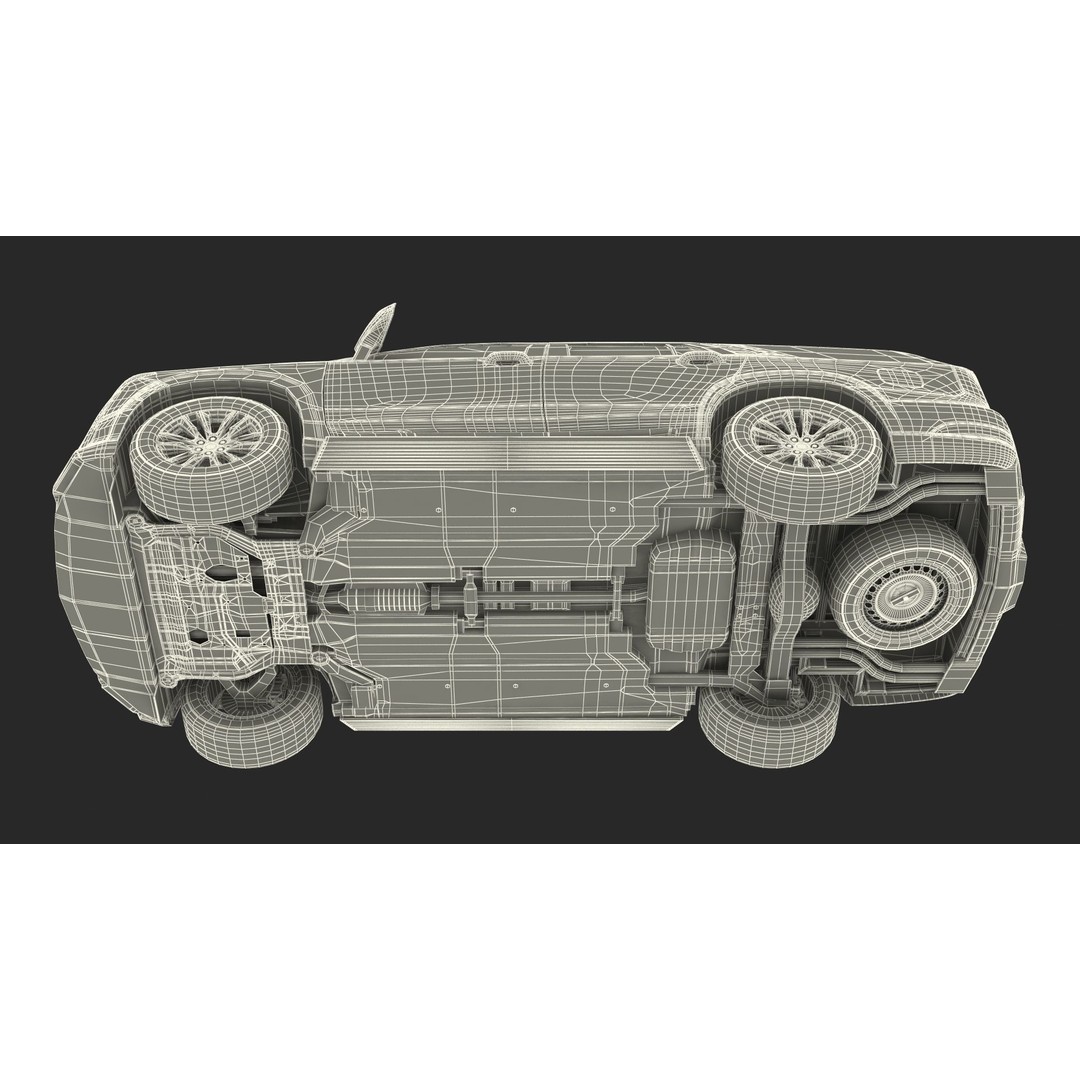 Luxury Large SUV 3D Model – High Poly Exterior, PBR Textures, FBX - View 46