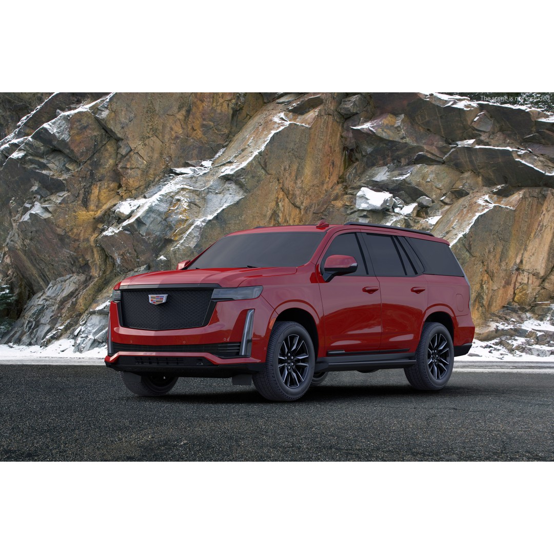 Luxury Large SUV 3D Model – High Poly Exterior, PBR Textures, FBX - View 5