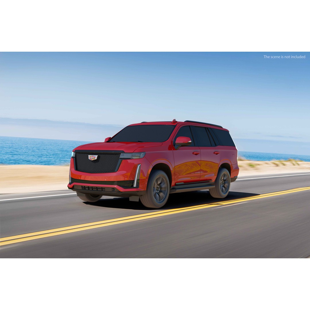 Luxury Large SUV 3D Model – High Poly Exterior, PBR Textures, FBX - View 8