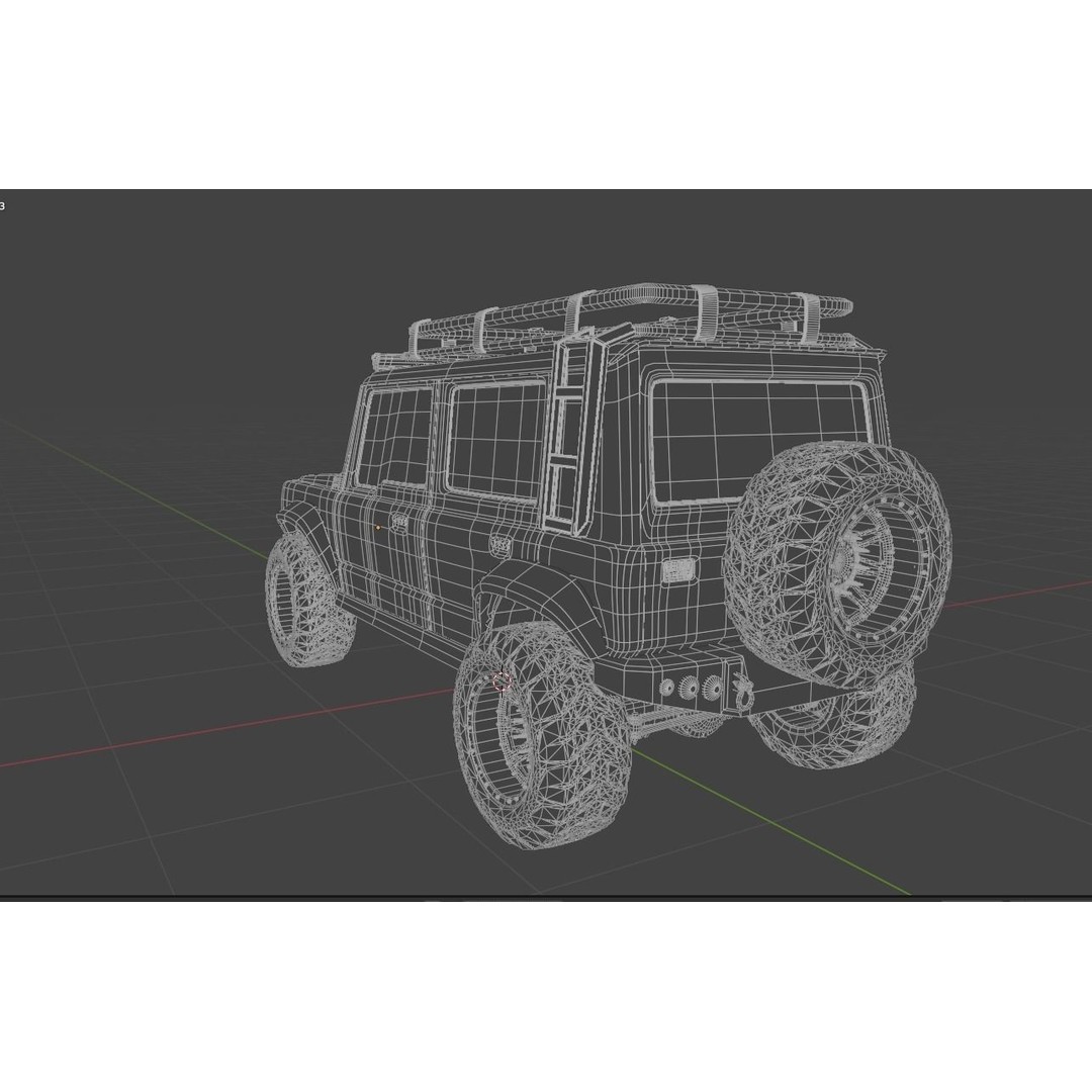 Suzuki Jimny 5-Door 3D Model – Rugged SUV Game Asset, PBR, FBX - View 11