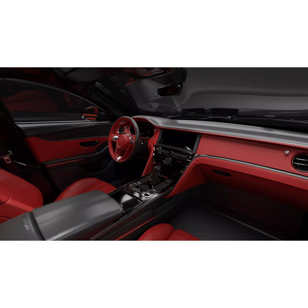 Bentley Flying Spur 3D Model – High Detail Rigged Luxury Car, Blender, FBX, OBJ - View 17