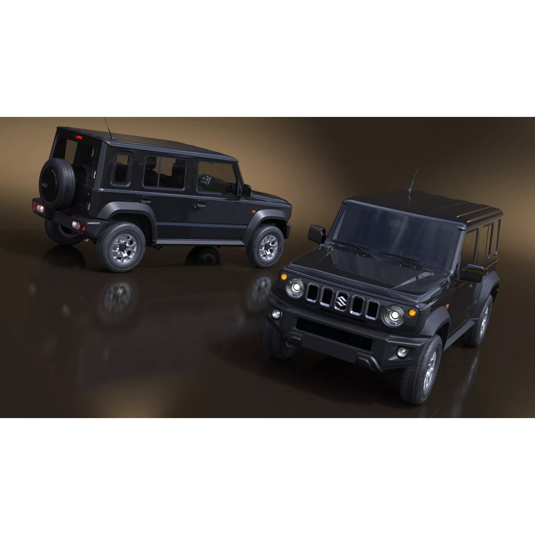 Suzuki Jimny 2025 3D Model – High-Poly Off-Road SUV, FBX - View 12