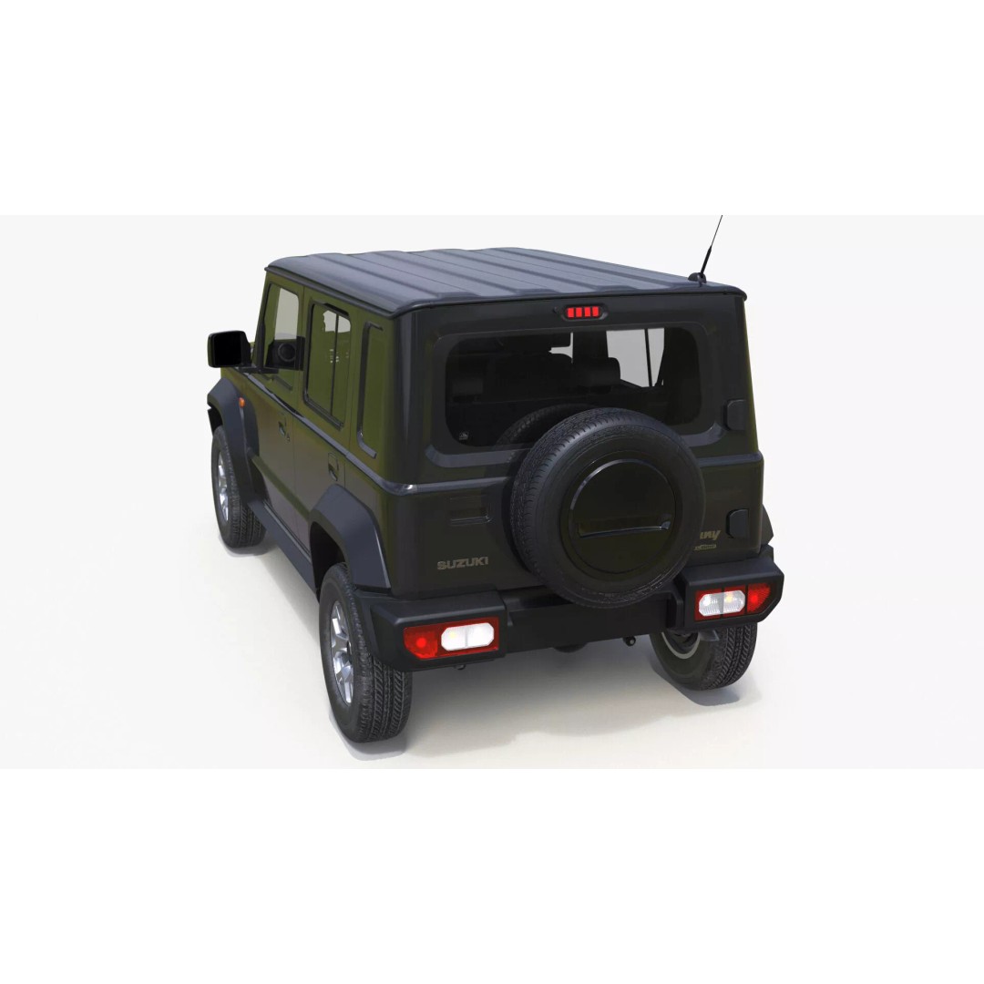 Suzuki Jimny 2025 3D Model – High-Poly Off-Road SUV, FBX - View 16