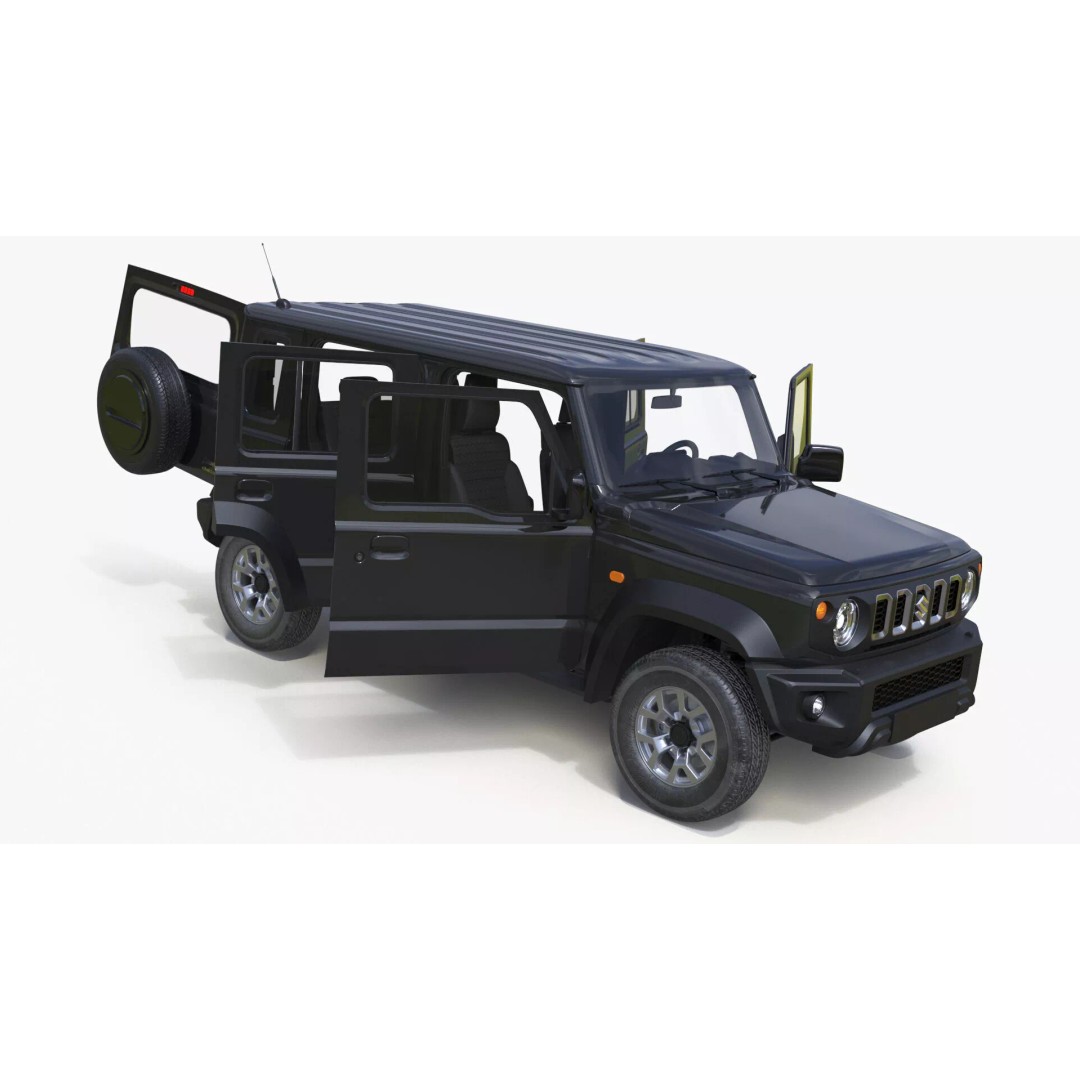 Suzuki Jimny 2025 3D Model – High-Poly Off-Road SUV, FBX - View 27