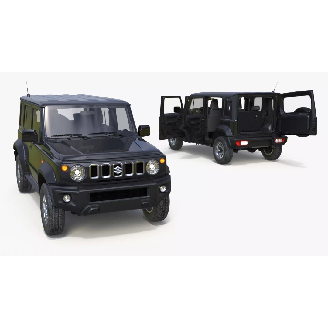 Suzuki Jimny 2025 3D Model – High-Poly Off-Road SUV, FBX - View 28