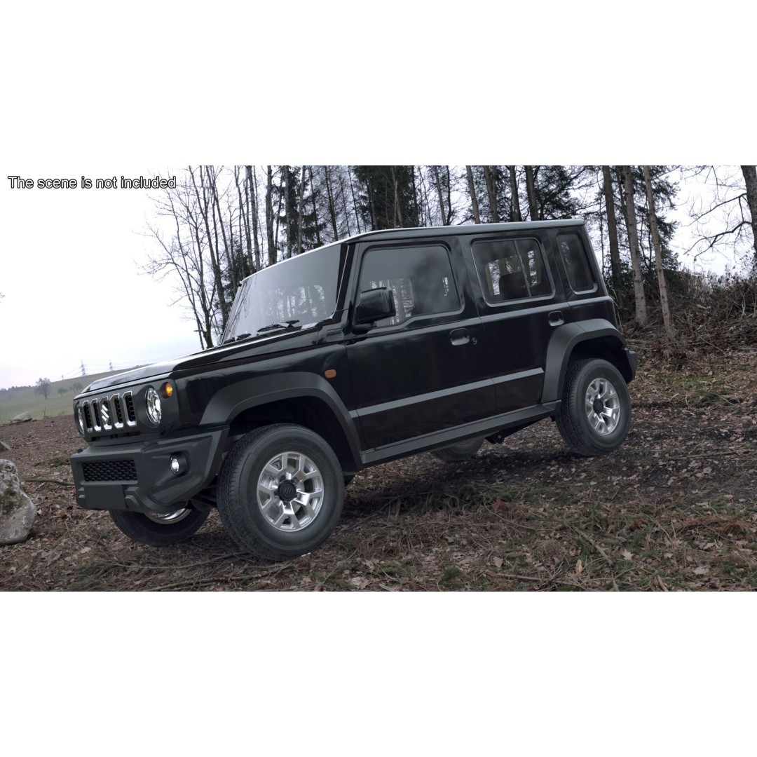 Suzuki Jimny 2025 3D Model – High-Poly Off-Road SUV, FBX - View 3