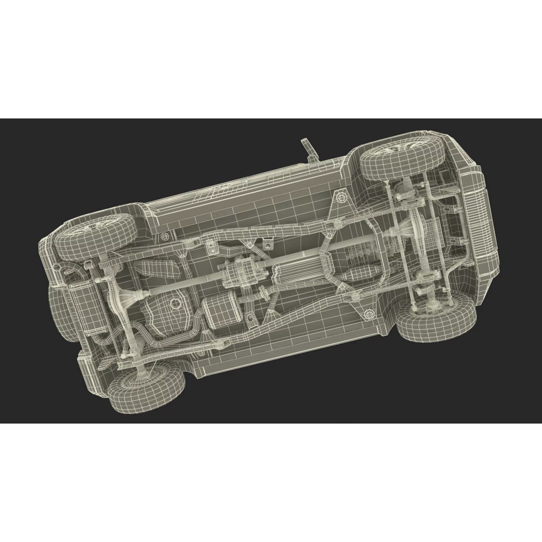 Suzuki Jimny 2025 3D Model – High-Poly Off-Road SUV, FBX - View 37