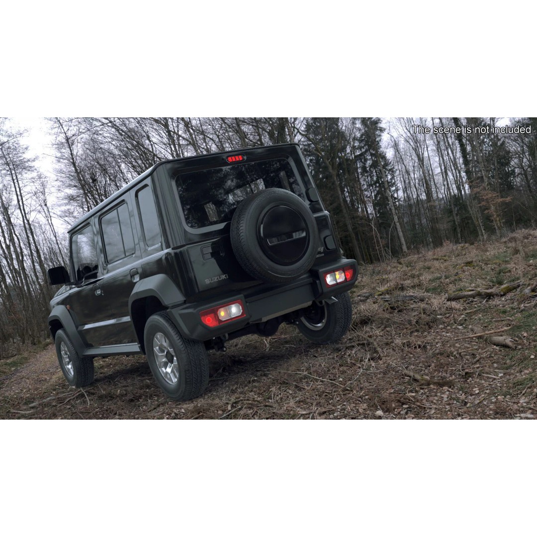 Suzuki Jimny 2025 3D Model – High-Poly Off-Road SUV, FBX - View 4