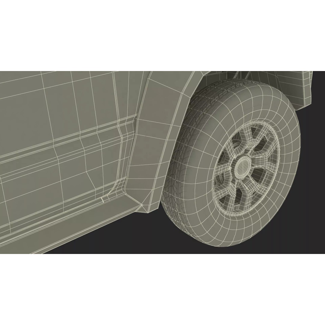Suzuki Jimny 2025 3D Model – High-Poly Off-Road SUV, FBX - View 40