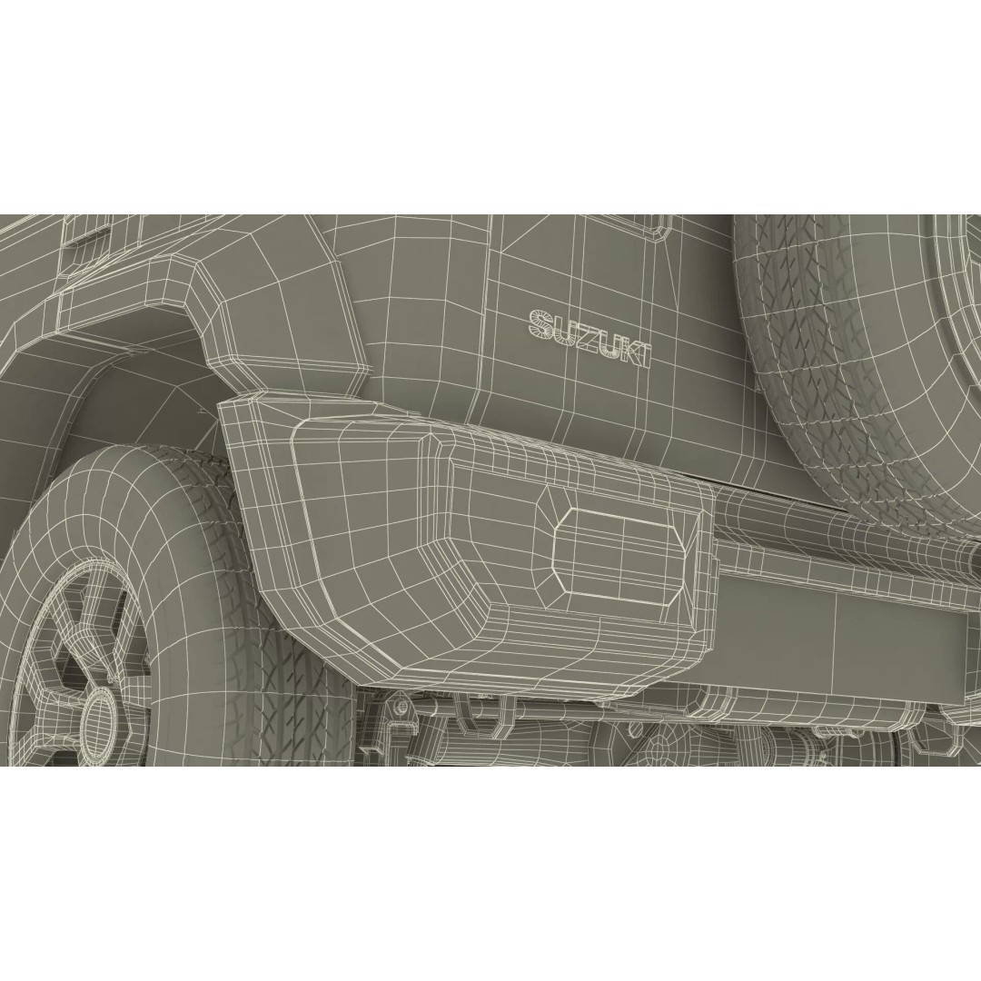 Suzuki Jimny 2025 3D Model – High-Poly Off-Road SUV, FBX - View 42