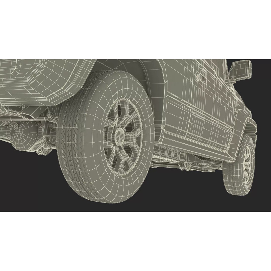 Suzuki Jimny 2025 3D Model – High-Poly Off-Road SUV, FBX - View 43