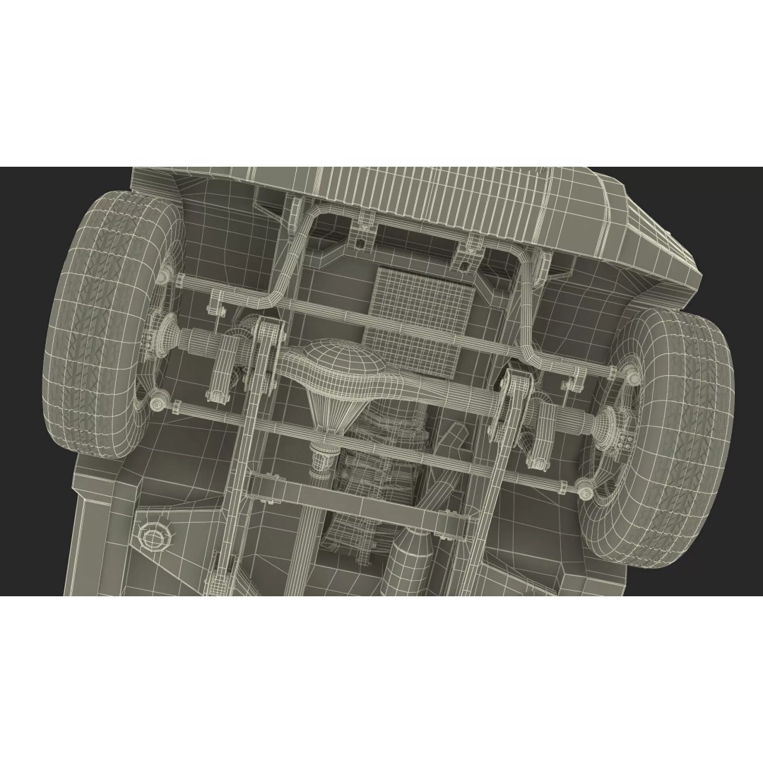 Suzuki Jimny 2025 3D Model – High-Poly Off-Road SUV, FBX - View 45
