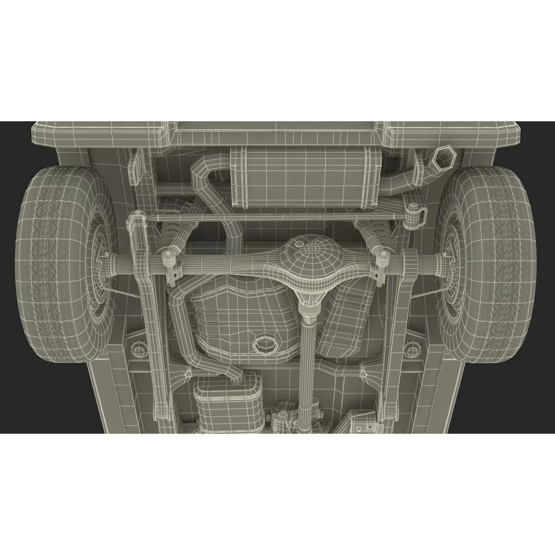 Suzuki Jimny 2025 3D Model – High-Poly Off-Road SUV, FBX - View 46