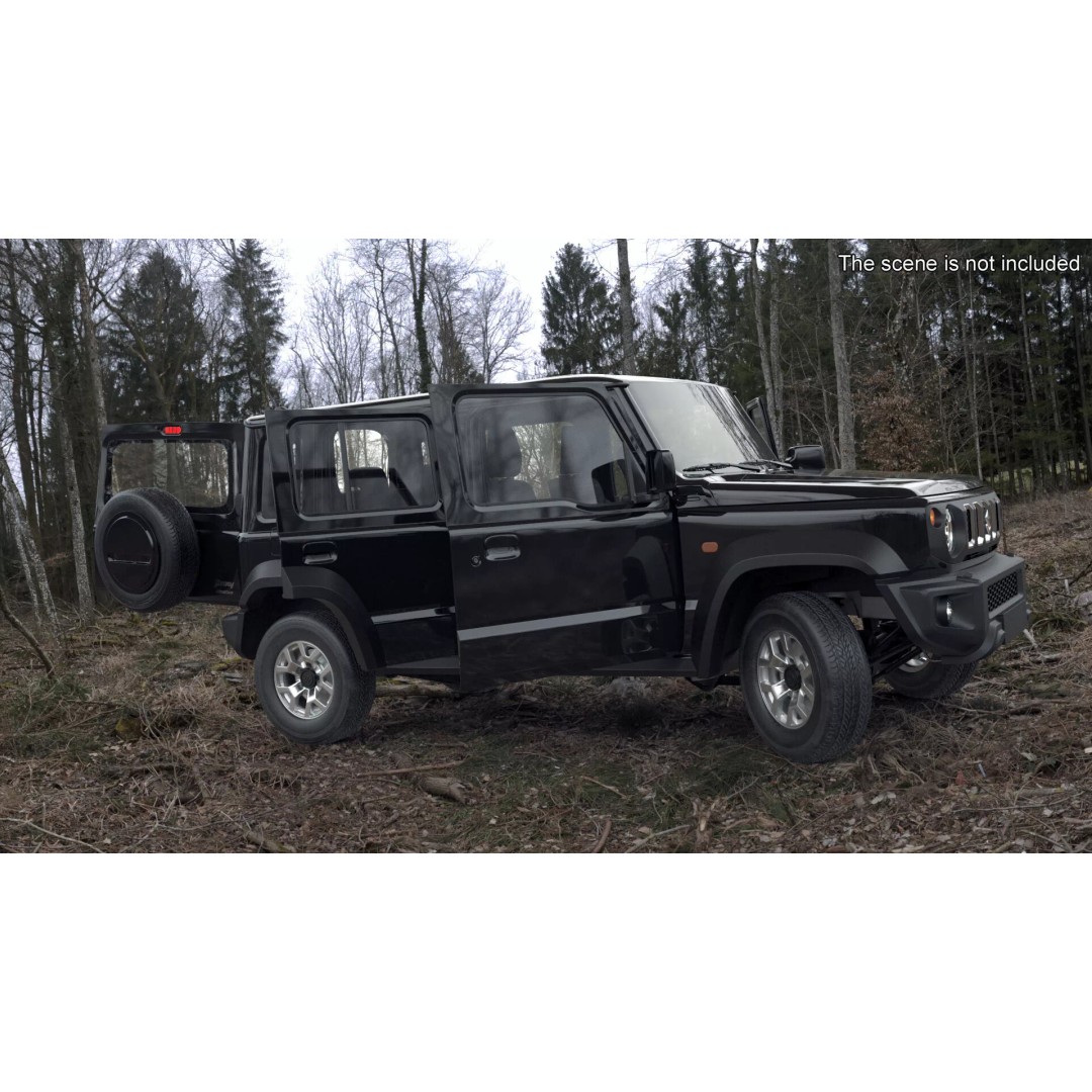 Suzuki Jimny 2025 3D Model – High-Poly Off-Road SUV, FBX - View 5