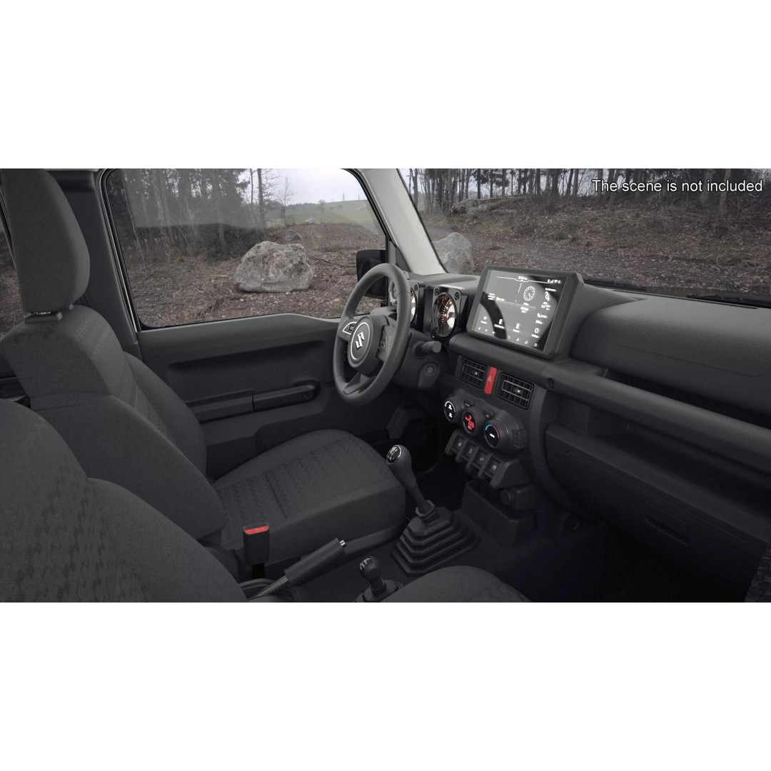 Suzuki Jimny 2025 3D Model – High-Poly Off-Road SUV, FBX - View 6