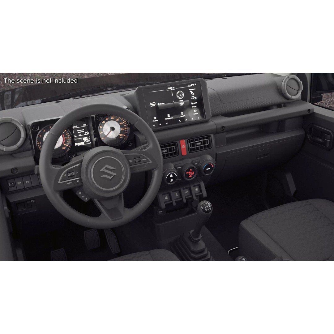 Suzuki Jimny 2025 3D Model – High-Poly Off-Road SUV, FBX - View 7
