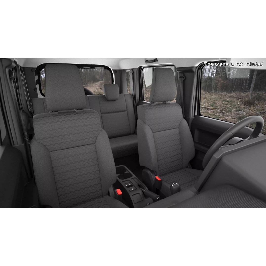 Suzuki Jimny 2025 3D Model – High-Poly Off-Road SUV, FBX - View 8